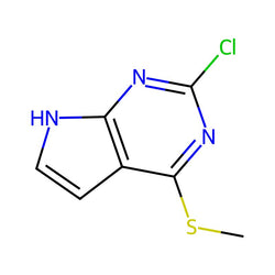 2-Chloro-4-(methylthio)-7H-pyrrolo[2,3-d]pyrimidine|CS-0046012|1192711-79-7