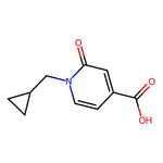 1-(Cyclopropylmethyl)-2-oxo-1,2-dihydropyridine-4-carboxylic acid|CS-0453704|1203543-98-9