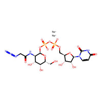 Uridine 5'-diphospho-N-acetylazidogalactosamine disodium salt, 95%|9185397|653600-61-4