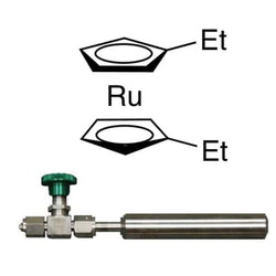 Bis(ethylcyclopentadienyl)ruthenium(II), 98% (99.9%-Ru), 44-0040, contained  in high-temp 50 ml Swagelok? cylinder (96-1071) for CVD/ALD|98-4067|32992-96-4