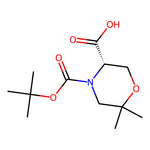 (S)-4-(tert-Butoxycarbonyl)-6,6-dimethylmorpholine-3-carboxylic acid|CS-W007075|783349-78-0