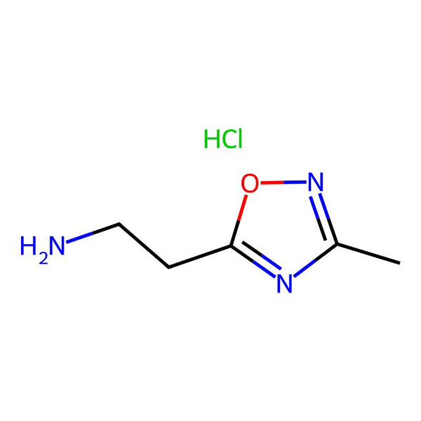 [2-(3-Methyl-1,2,4-oxadiazol-5-yl)ethyl]amine hydrochloride|CS-0075744|1185295-39-9