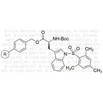 Na-Boc-Nin-mesitylene-2-sulfonyl-tryptophan Merrifield resin (0.3 - 0.8 meq/g, 200 - 400 mesh)|04040