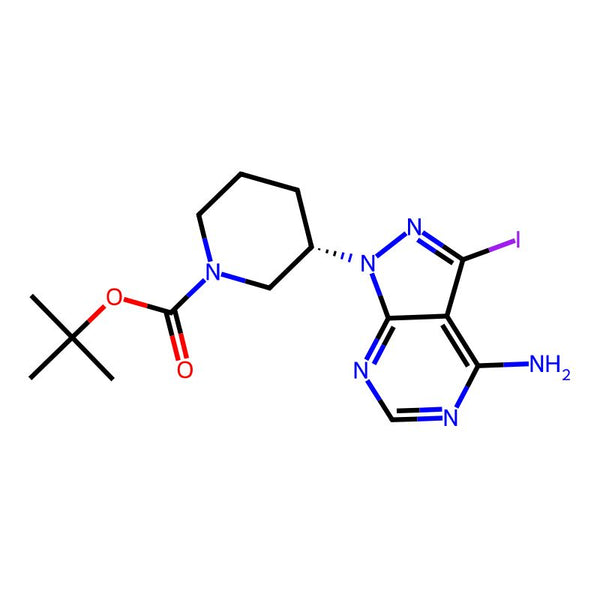 tert-butyl (S)-3-(4-Amino-3-iodo-1H-pyrazolo[3,4-d]pyrimidin-1-yl)piperidine-1-carboxylate|CS-0042287|461702-66-9