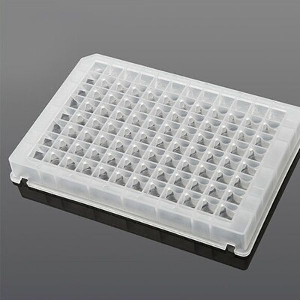 96 square deep well plate 0.5ml,v bottom，kingfisher flex, dnase & rnase free, without cap，non-sterile, 10 pieces/pack, 100 pieces/case|02-8005