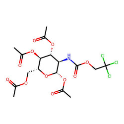 (2S,3R,4R,5S,6R)-6-(Acetoxymethyl)-3-(((2,2,2-trichloroethoxy)carbonyl)amino)tetrahydro-2H-pyran-2,4,5-triyl triacetate, 97%|2411095|122210-05-3