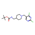 tert-Butyl ((1-((2,4-dichloropyrimidin-5-yl)methyl)piperidin-4-yl)methyl)carbamate|CS-0343066|1420987-11-6