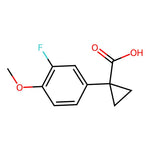 1-(3-Fluoro-4-methoxyphenyl)cyclopropane-1-carboxylic acid|CS-0056002|936728-02-8