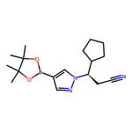 (R)-3-cyclopentyl-3-(4-(4,4,5,5-tetramethyl-1,3,2-dioxaborolan-2-yl)-1H-pyrazol-1-yl)propanenitrile|CS-0003923|1146629-84-6