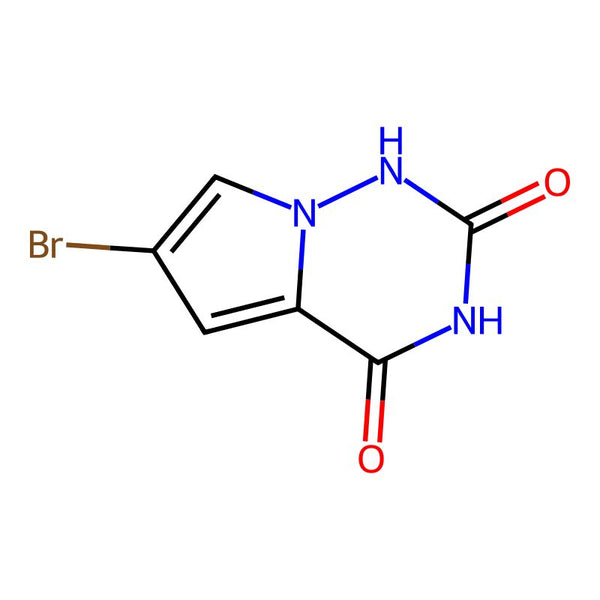 6-Bromopyrrolo[2,1-f][1,2,4]triazine-2,4(1H,3H)-dione|CS-0441975|1201784-90-8