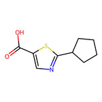 2-Cyclopentylthiazole-5-carboxylic acid|CS-0271551|1183614-12-1
