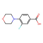 3-Fluoro-4-morpholinobenzoic acid|CS-0207951|588708-72-9