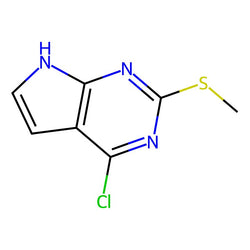 4-Chloro-2-(methylthio)-7H-pyrrolo[2,3-d]pyrimidine|CS-W019391|57564-94-0