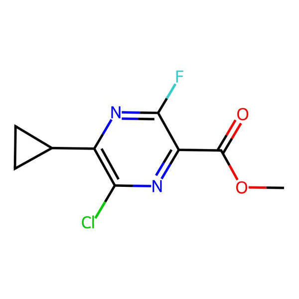 Methyl 6-chloro-5-cyclopropyl-3-fluoropyrazine-2-carboxylate|CS-0649796|2893979-36-5