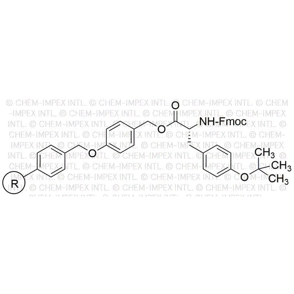 Fmoc-O-tert-butyl-D-tyrosine 4-alkoxybenzyl alcohol resin|04197