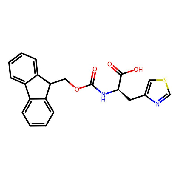 (R)-2-((((9H-Fluoren-9-yl)methoxy)carbonyl)amino)-3-(thiazol-4-yl)propanoic acid|CS-0149838|205528-33-2