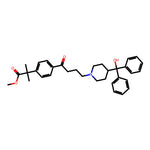 Methyl 2-(4-(4-(4-(hydroxydiphenylmethyl)piperidin-1-yl)butanoyl)phenyl)-2-methylpropanoate|CS-0154635|154477-55-1