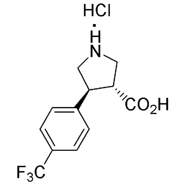 (±)-trans-4-(4-Trifluoromethylphenyl)pyrrolidine-3-carboxylic acid hydrochloride|16023|1049978-66-6