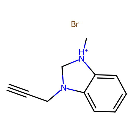 1H-Benzimidazolium, 1-methyl-3-(2-propyn-1-yl)-, bromide (1:1), 98%|9426482|865540-57-4