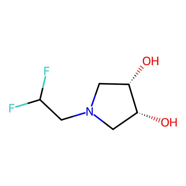 (3R,4S)-1-(2,2-Difluoroethyl)-3,4-pyrrolidinediol|CS-0237873|1690112-93-6