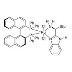 Dichloro[(S)-(-)-2,2'-bis(diphenylphosphino)-1,1'-binaphthyl][(S)-(-)-2-(α;-(t-butyl)methanamine)-1H-benzimidazole]ruthenium(II), min. 95%|44-0925