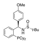[S(R)]-N-[(R)-(4-Methoxyphenyl)[2-(dicyclohexylphosphino)phenyl]methyl]-2-methyl-2-propanesulfinamide, 95%|15-8803