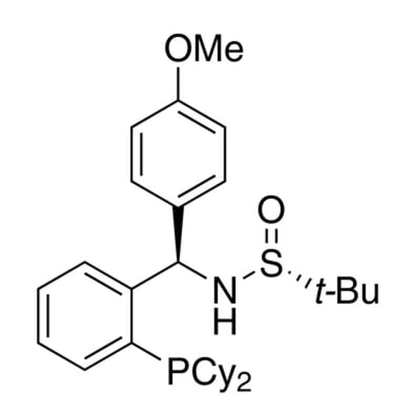 [S(R)]-N-[(R)-(4-Methoxyphenyl)[2-(dicyclohexylphosphino)phenyl]methyl]-2-methyl-2-propanesulfinamide, 95%|15-8803