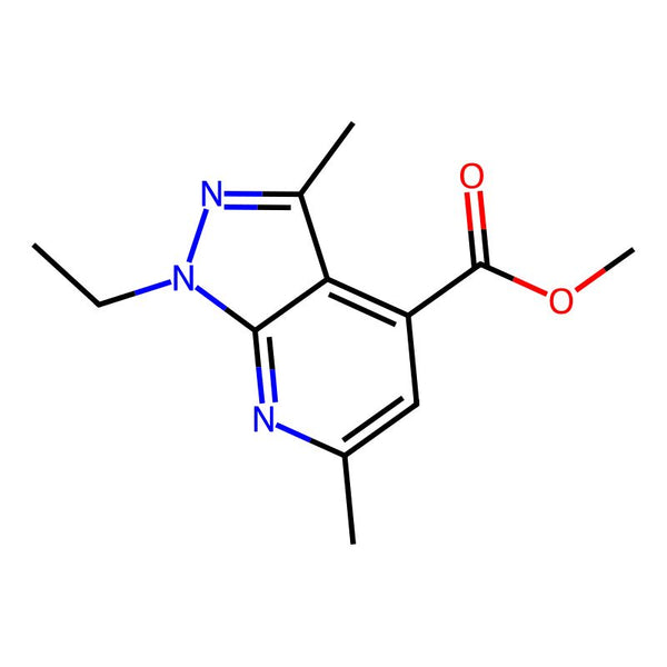 Methyl 1-ethyl-3,6-dimethyl-1h-pyrazolo[3,4-b]pyridine-4-carboxylate|CS-0298501|832742-02-6