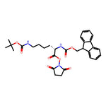 2,5-Dioxopyrrolidin-1-yl N2-(((9H-fluoren-9-yl)methoxy)carbonyl)-N6-(tert-butoxycarbonyl)-L-lysinate|CS-0146141|132307-50-7