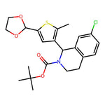 tert-Butyl 1-(5-(1,3-dioxolan-2-yl)-2-methylthiophen-3-yl)-7-chloro-3,4-dihydroisoquinoline-2(1H)-carboxylate|CS-0128963|1858275-14-5