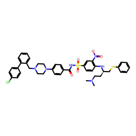 ABT-737, 98%, a selective and BH3 mimetic Bcl-2, Bcl-xL and Bcl-w inhibitor with EC50s of 30.3 nM, 78.7 nM, and 197.8 nM, respectively.|831900|852808-04-9