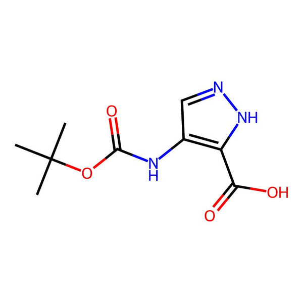 4-((tert-Butoxycarbonyl)amino)-1H-pyrazole-3-carboxylic acid|CS-0051071|896466-71-0