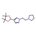 1-(2-(Pyrrolidin-1-yl)ethyl)-4-(4,4,5,5-tetramethyl-1,3,2-dioxaborolan-2-yl)-1H-pyrazole|CS-W021194|1000802-52-7