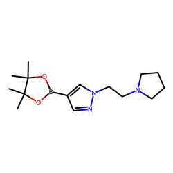 1-(2-(Pyrrolidin-1-yl)ethyl)-4-(4,4,5,5-tetramethyl-1,3,2-dioxaborolan-2-yl)-1H-pyrazole|CS-W021194|1000802-52-7