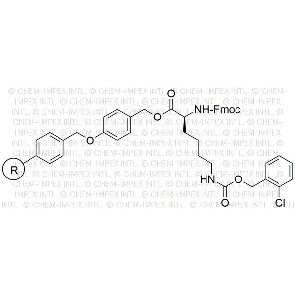 Na-Fmoc-Ne-2-chloro-Z-L-lysine 4-alkoxybenzyl alcohol resin|04188