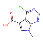 4-Chloro-7-methyl-7H-pyrrolo[2,3-d]pyrimidine-5-carboxylic acid|CS-0055228|1069473-61-5
