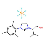 (S)-1-(1-Hydroxy-3-methylbutan-2-yl)-3-mesityl-4,5-dihydro-1H-imidazol-3-ium hexafluorophosphate(V)|CS-0167927|850469-00-0