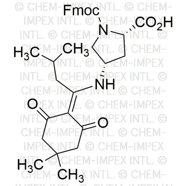 N-Fmoc-(4S-NH-(4,4-Dimethyl-2,6-dioxocyclohex-1-ylidene)-3-methylbutyl-L-proline|47721|335164-29-9