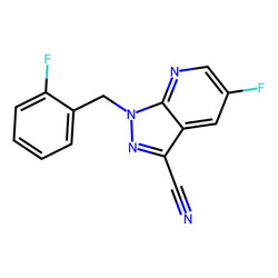 5-Fluoro-1-(2-fluorobenzyl)-1H-pyrazolo[3,4-b]pyridine-3-carbonitrile|C1237566|1350653-26-7