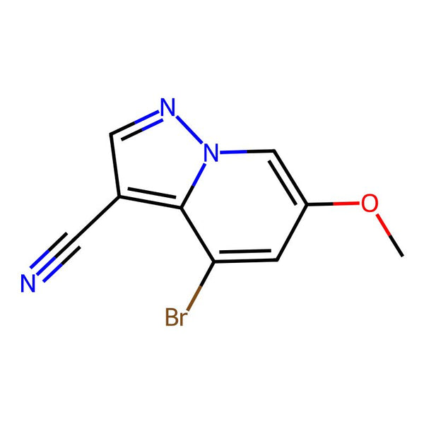 4-Bromo-6-methoxypyrazolo[1,5-a]pyridine-3-carbonitrile|CS-0041428|1822680-43-2