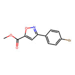Methyl 3-(4-bromophenyl)isoxazole-5-carboxylate|CS-0150823|377053-86-6