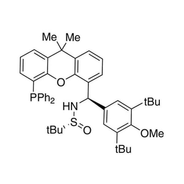 [S(R)]-N-[(R)-[3,5-Di-tert-butyl-4-methoxyphenyl][5-(diphenylphosphino)-9,9-dimethyl-9H-xanthen-4-yl]methyl]-2-methyl-2-propanesulfinamide, 95%|15-8412