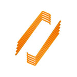 biologix orange polystyrene sterile l-shaped cell spreader.  spreaders come packed in a sterile zip-seal bag. 10 spreaders/pack, 50 packs/case|65-1010