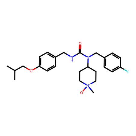 N-(4-Fluorobenzyl)-N-(1-methyl-1-oxopiperidin-4-yl)-N'-(4-isobutoxybenzyl)carbamide, 95%|1952737|1134815-71-6