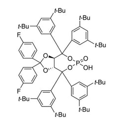(3aR,8aR)-4,4,8,8-Tetrakis(3,5-di-tert-butylphenyl)-2,2-bis(4-fluorophenyl)-6-hydroxy-tetrahydro-6-oxide-[1,3]dioxolo[4,5-e][1,3,2]dioxaphosphepine, 98%, (99% ee)|15-8625