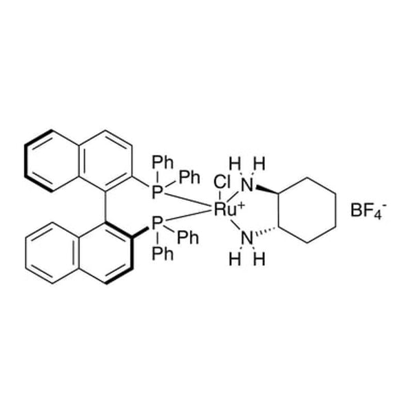 Chloro[(S)-2,2'-bis(diphenylphosphino)-1,1'-binaphthyl][(1S,2S)-cyclohexane-1,2-diamine]ruthenium(II) tetrafluoroborate, min. 97%|44-6053