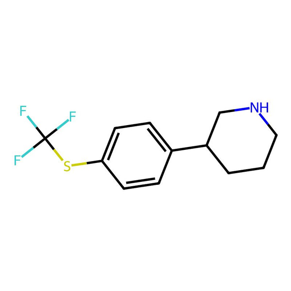 3-[4-[(Trifluoromethyl)thio]phenyl]piperidine|CS-0620315|1260821-48-4