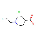 1-(2-Fluoroethyl)piperidine-4-carboxylic acid hydrochloride|CS-0889486|1380170-70-6