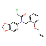 N-(1,3-Dioxaindan-5-yl)-2-chloro-N-{[2-(prop-2-en-1-yloxy)phenyl]methyl}acetamide|CS-0224538|851452-58-9