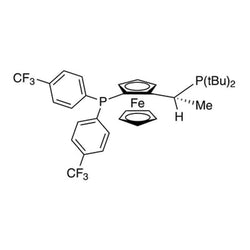 (R)-(-)-1-{(S)-2-[Bis(4-trifluoromethylphenyl)phosphino]ferrocenyl}ethyl-di-t-butylphosphine, min. 97%|26-0650|246231-79-8